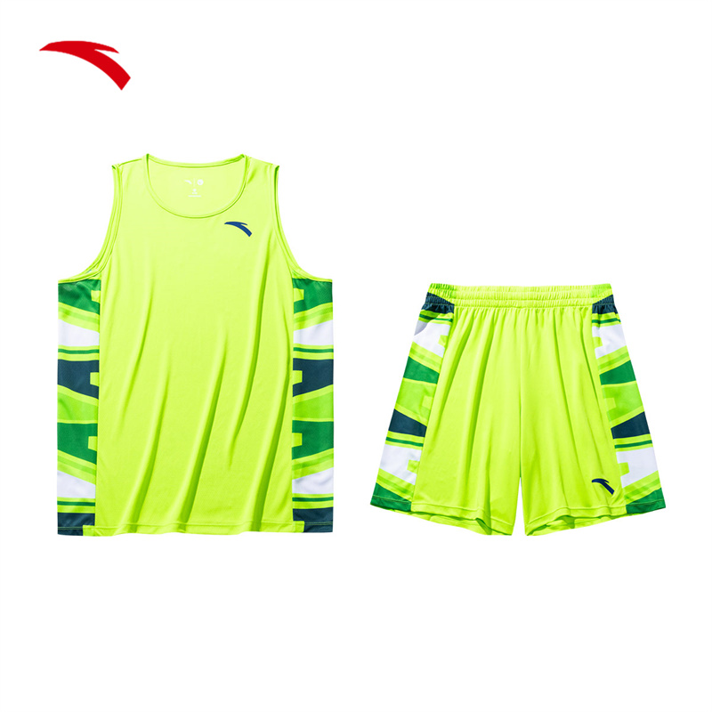 安踏籃球比賽套裝秋季運(yùn)動(dòng)球服男士速干學(xué)生152431219-4